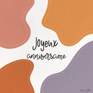 Anniversaire color&eacute; pour c&eacute;l&eacute;brer 50 ans